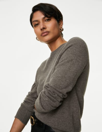 Pure Cashmere Crew Neck Jumper, Autograph