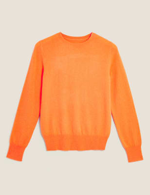 orange cashmere jumper