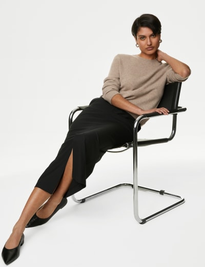 Pure Cashmere Colour Block Jumper Autograph M S