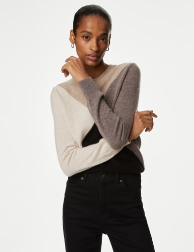 Marks and spencer women's cashmere jumpers sales