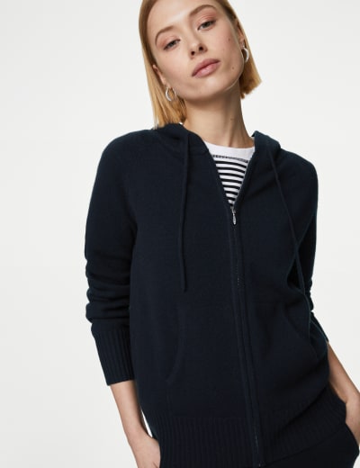 M&s black hot sale cashmere cardigan