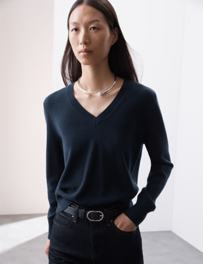 Marks and spencer hot sale women's cashmere polo neck