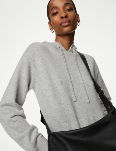 Cashmere hoodie womens marks and spencer clearance