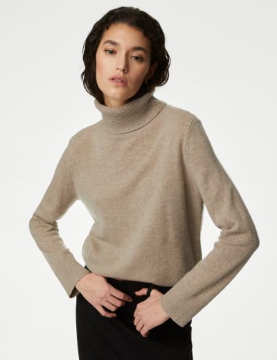 Marks and spencer polo shop neck jumpers