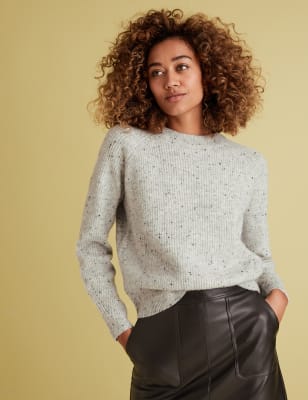m&s cream jumper