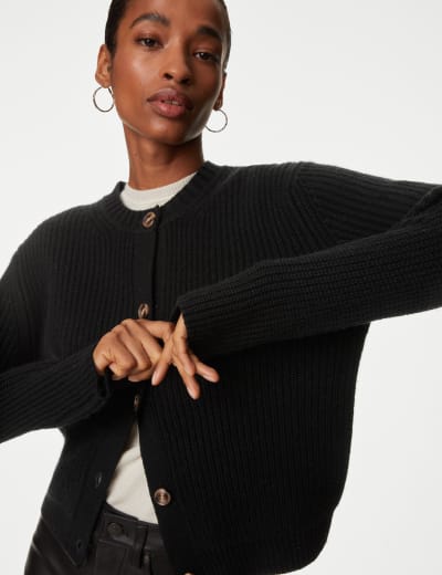 M&s cheap cropped cardigan