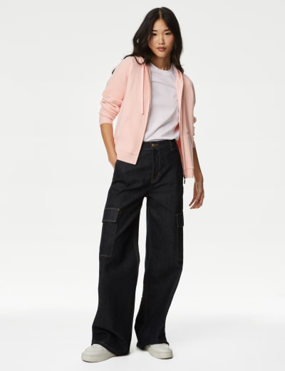M&s womens sales zipped hoodies