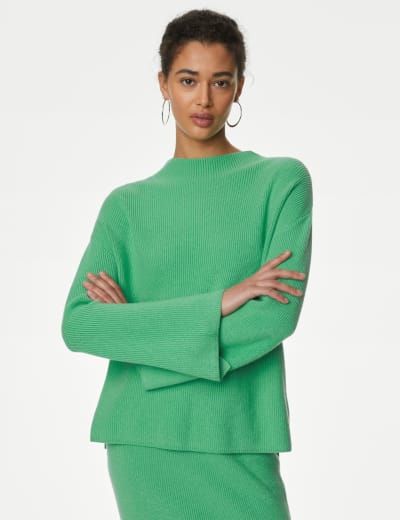 Marks and spencer sales colour block jumper
