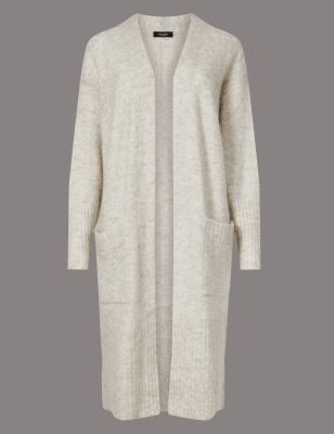 Кардиган удлиненный текстурированный