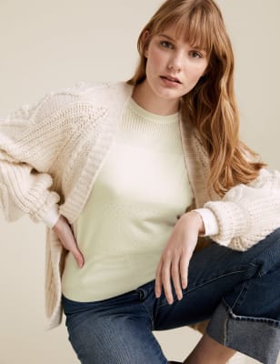 m&s cream jumper