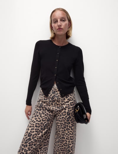 Edge to edge cardigan marks and spencer sales