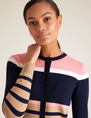 marks and spencer navy cardigan