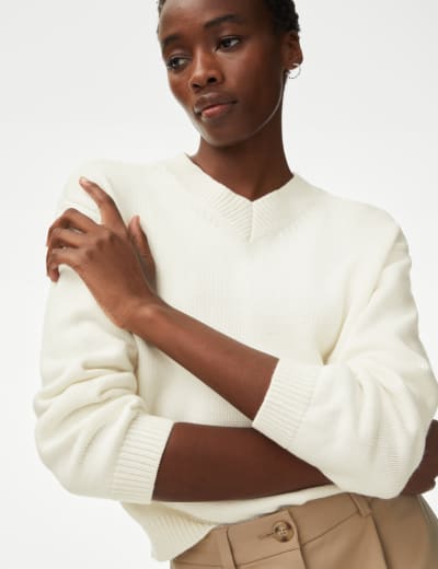 Lace sales neck jumper