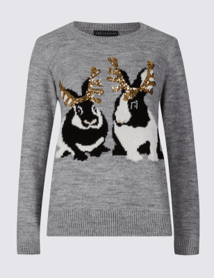 

Джемпер Rabbits с блёстками
