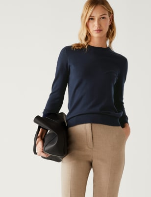 marks and spencer merino wool jumpers