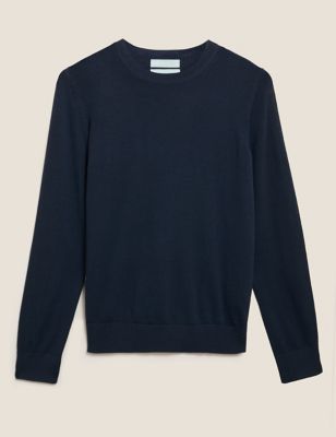 Antonelli Synthetic Jumper in Dark Blue Blue Womens Clothing Jumpers and knitwear Jumpers 
