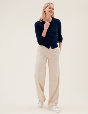 marks and spencer navy cardigan