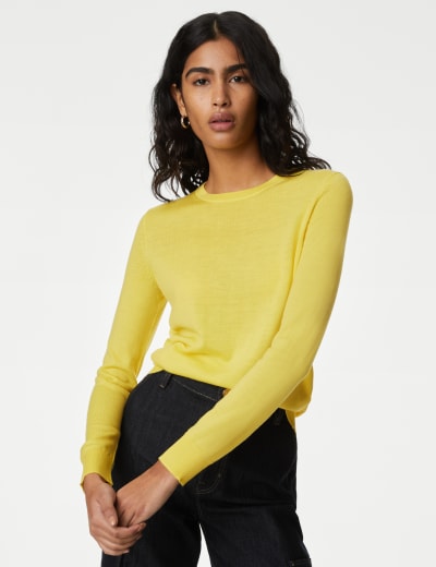 Marks and spencer sales ladies merino wool jumpers
