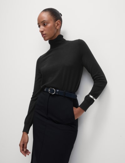 M&S Collection Heatgen Plus™ Thermal Turtle Neck Top - ShopStyle