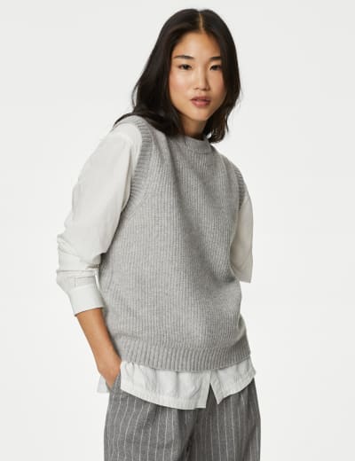 M&s 2025 sleeveless cardigan