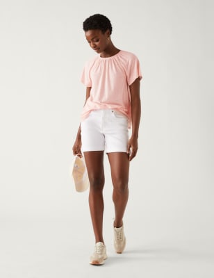 Linen Rich Broderie Top