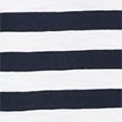 Pure Cotton Striped Pocket T-Shirt - navymix