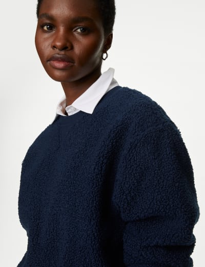 Borg outlet jumper womens