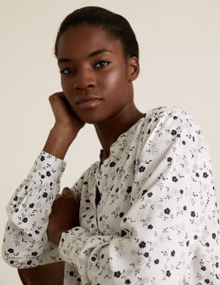 m&s floral shirt