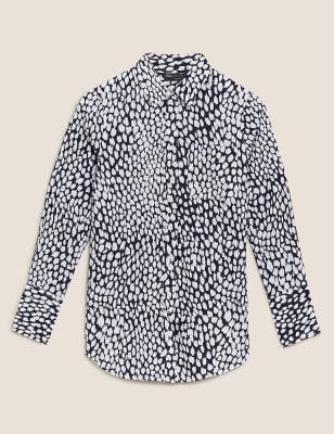 m&s animal print shirt