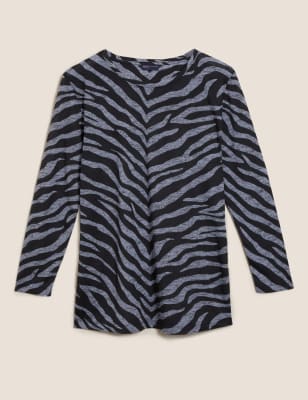 m&s animal print shirt