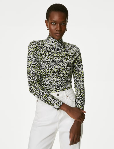 Marks and spencer roll neck shop top