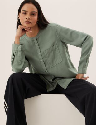 Pure Tencel™ Regular Fit Long Sleeve Shirt