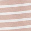 Pure Cotton Striped Long Sleeve Henley Top - dustedpink