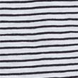 Pure Cotton Striped Longline T-Shirt - navymix