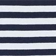 Cotton Rich Striped Long Sleeve Top - navymix