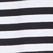 Pure Cotton Striped Long Sleeve Top - blackmix