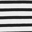 Pure Cotton Striped Crew Neck Top - blackmix
