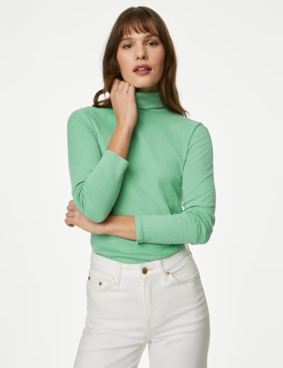 Marks and spencer outlet roll neck top