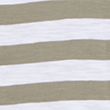Pure Cotton Striped Straight Fit T-Shirt - khakimix
