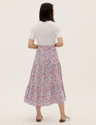 m and s elasticated waist skirts