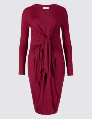 Платье-бодикон длины миди