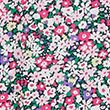 Jersey Ditsy Floral Midi Wrap Dress - pinkmix
