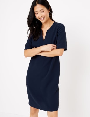 navy blue shift dress uk