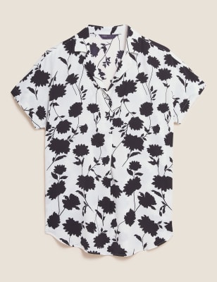 m and s short sleeve blouses