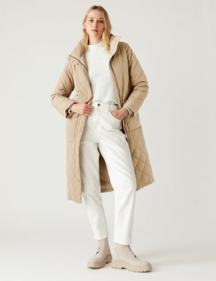 m&s longline coat