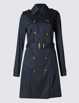 

Тренч из чистого хлопка с технологией Stormwear™