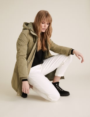 m&s waterproof coats ladies