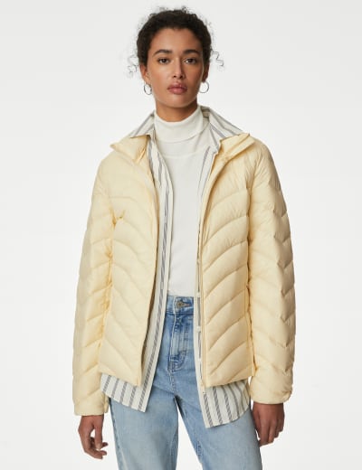 Feather & Down Packaway Puffer Jacket