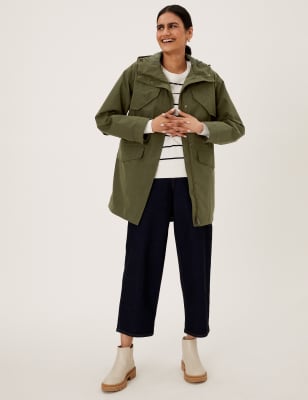 m&s womens parka coats