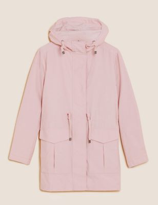 Cotton Rich Hooded Utility Parka Jacket